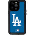 MLB Los Angeles Dodgers - Solid Distressed iPhone 14 Pro Waterproof Case
