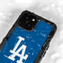 MLB Los Angeles Dodgers - Solid Distressed iPhone 15 Waterproof Case
