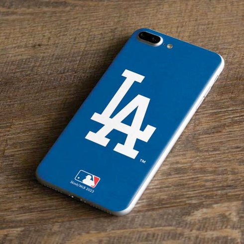 MLB Los Angeles Dodgers - Solid Distressed iPhone 7 Plus Skin