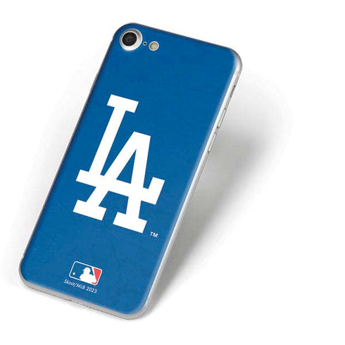 MLB Los Angeles Dodgers - Solid Distressed iPhone 7 Skin