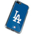 MLB Los Angeles Dodgers - Solid Distressed iPhone SE (2nd & 3rd Gen) Clear Case
