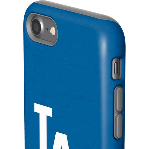 MLB Los Angeles Dodgers - Solid Distressed iPhone SE (2nd & 3rd Gen) Pro Case