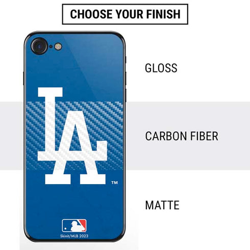 MLB Los Angeles Dodgers - Solid Distressed iPhone SE (2nd & 3rd Gen) Skin