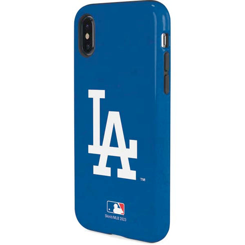 MLB Los Angeles Dodgers - Solid Distressed iPhone X Pro Case