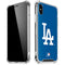 MLB Los Angeles Dodgers - Solid Distressed iPhone XS Max Clear Case