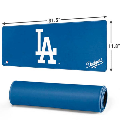 MLB Los Angeles Dodgers - Solid Distressed Gaming Mouse Pad