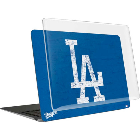 MLB Los Angeles Dodgers - Solid Distressed MacBook Air 13in (2020) Case plus Skin