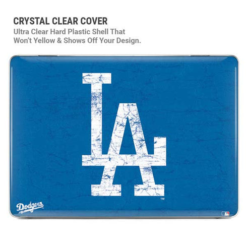 MLB Los Angeles Dodgers - Solid Distressed MacBook Air 13in M1 (2021) Case plus Skin