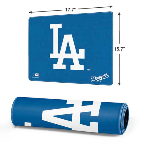 MLB Los Angeles Dodgers - Solid Distressed Gaming Mouse Pad