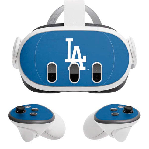 MLB Los Angeles Dodgers - Solid Distressed Meta Quest 3 Skin