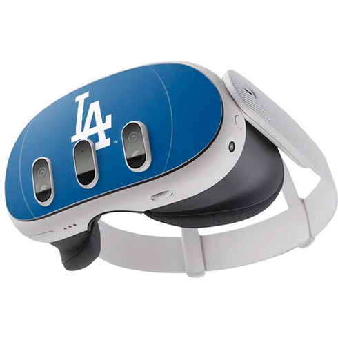 MLB Los Angeles Dodgers - Solid Distressed Meta Quest 3 Skin