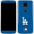 MLB Los Angeles Dodgers - Solid Distressed Moto E5 Plus Skin
