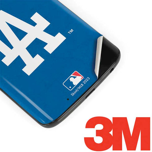 MLB Los Angeles Dodgers - Solid Distressed Moto G6 Skin