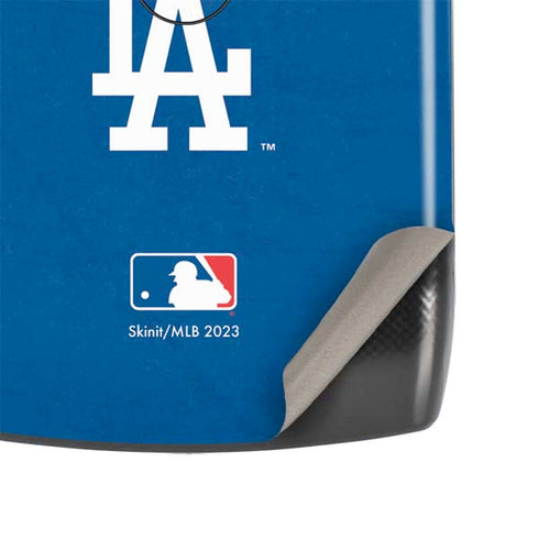 MLB Los Angeles Dodgers - Solid Distressed Motorola RAZR Skin