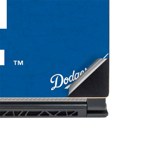 MLB Los Angeles Dodgers - Solid Distressed MSI GS65 Stealth Laptop Skin