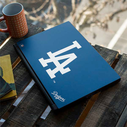MLB Los Angeles Dodgers - Solid Distressed MSI GS65 Stealth Laptop Skin