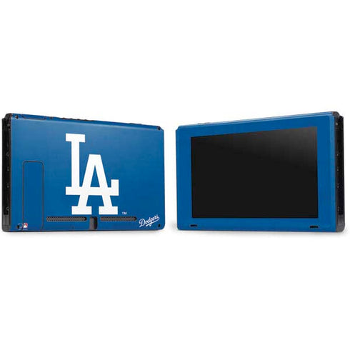 MLB Los Angeles Dodgers - Solid Distressed Nintendo Switch Bundle Skin