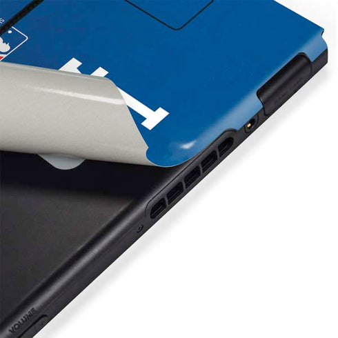 MLB Los Angeles Dodgers - Solid Distressed Nintendo Switch Bundle Skin