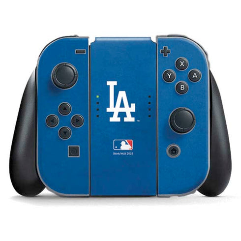 MLB Los Angeles Dodgers - Solid Distressed Nintendo Switch (2017-2021) Joy-Con Controller Skin