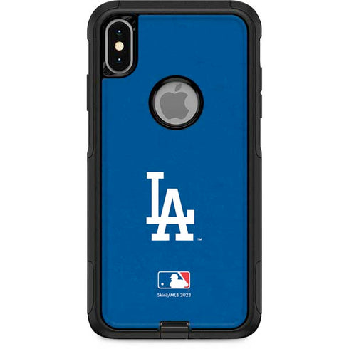 MLB Los Angeles Dodgers - Solid Distressed Otterbox Commuter iPhone Skin