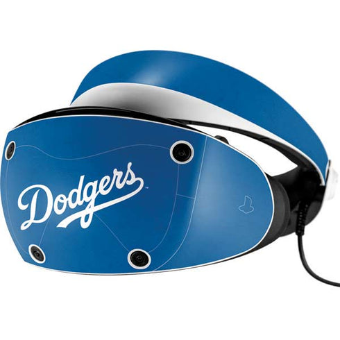 MLB Los Angeles Dodgers - Solid Distressed PlayStation VR2 Skin