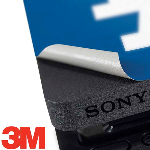 MLB Los Angeles Dodgers - Solid Distressed PS4 Slim Skin