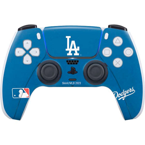 MLB Los Angeles Dodgers - Solid Distressed PS5 Controller Skin