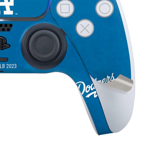 MLB Los Angeles Dodgers - Solid Distressed PS5 Slim Digital Edition Bundle Skin