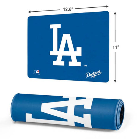 MLB Los Angeles Dodgers - Solid Distressed Gaming Mouse Pad