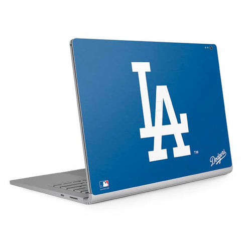 MLB Los Angeles Dodgers - Solid Distressed Surface Book 2 13.5in Skin
