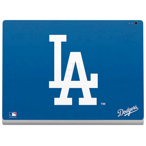 MLB Los Angeles Dodgers - Solid Distressed Surface Book 2 13.5in Skin
