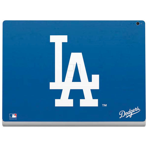 MLB Los Angeles Dodgers - Solid Distressed Surface Book 2 15in Skin