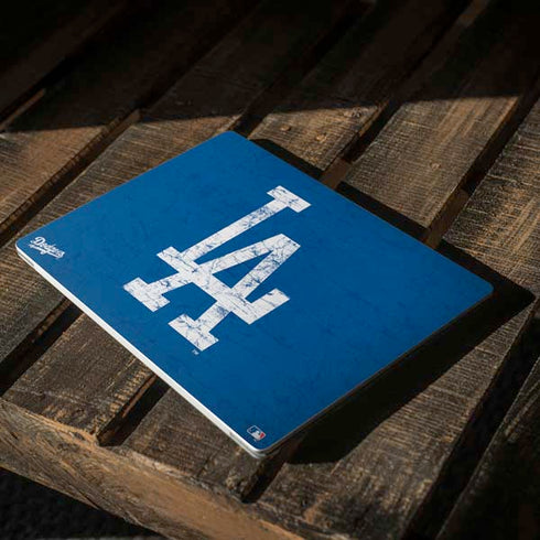 MLB Los Angeles Dodgers - Solid Distressed Surface Laptop 2 Skin