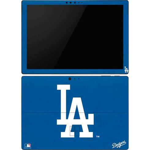 MLB Los Angeles Dodgers - Solid Distressed Surface Pro 6 Skin