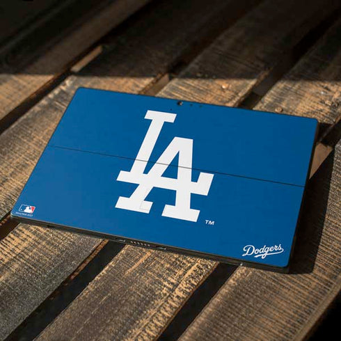 MLB Los Angeles Dodgers - Solid Distressed Surface Pro 6 Skin