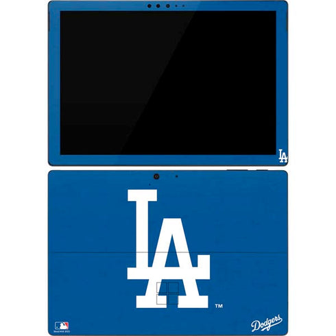 MLB Los Angeles Dodgers - Solid Distressed Surface Pro 7 Skin