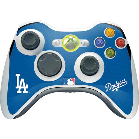 MLB Los Angeles Dodgers - Solid Distressed Xbox 360 Wireless Controller Skin