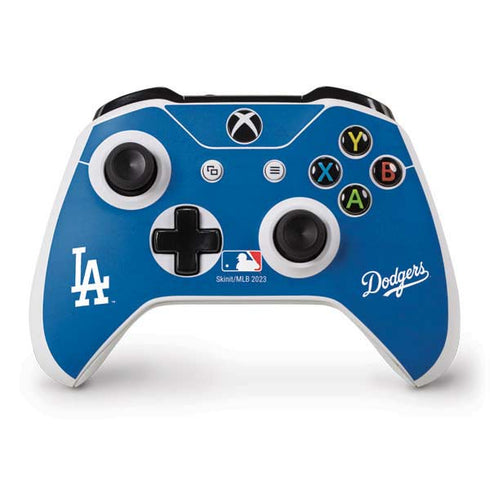 MLB Los Angeles Dodgers - Solid Distressed Xbox One S Controller Skin