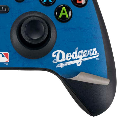 MLB Los Angeles Dodgers - Solid Distressed Xbox Series X Bundle Skin