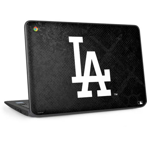 MLB Los Angeles Dodgers Dark Wash HP Chromebook Skin