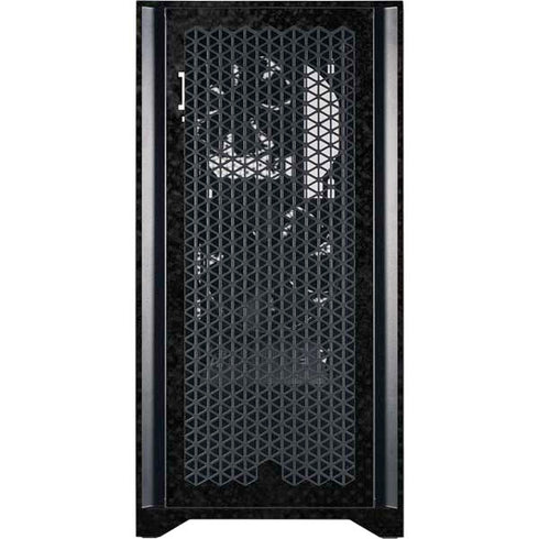 MLB Los Angeles Dodgers Dark Wash Corsair 4000D Tempered Glass Mid-Tower ATX Case Skin