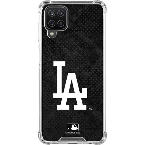 MLB Los Angeles Dodgers Dark Wash Galaxy A12 Clear Case