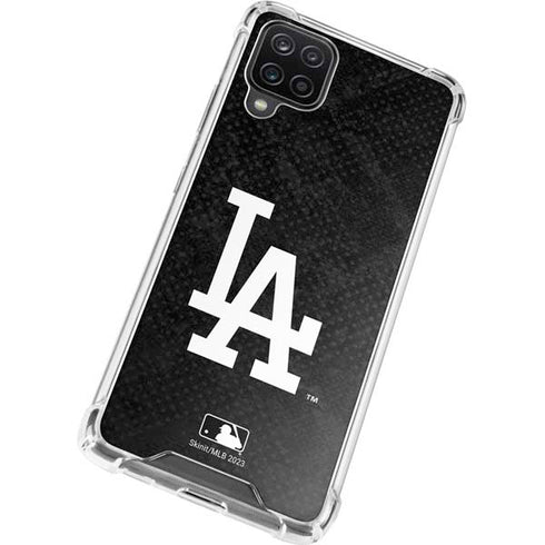 MLB Los Angeles Dodgers Dark Wash Galaxy A12 Clear Case