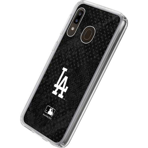 MLB Los Angeles Dodgers Dark Wash Galaxy A20 Clear Case