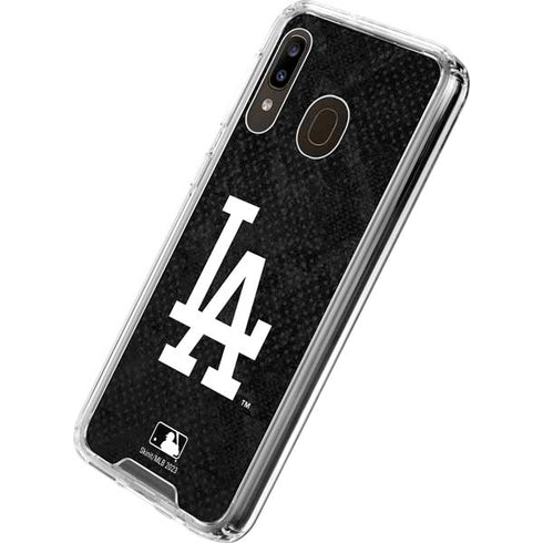 MLB Los Angeles Dodgers Dark Wash Galaxy A30 Clear Case