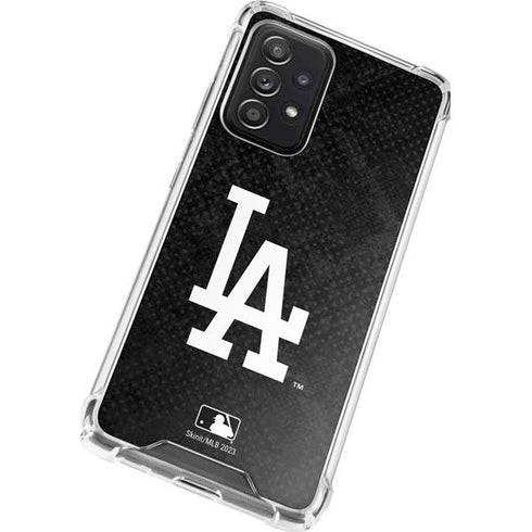 MLB Los Angeles Dodgers Dark Wash Galaxy A52 5G Clear Case