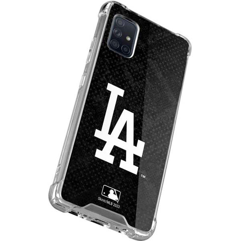 MLB Los Angeles Dodgers Dark Wash Galaxy A71 5G Clear Case