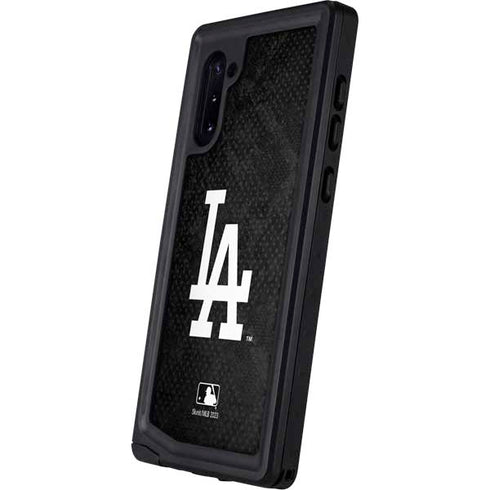 MLB Los Angeles Dodgers Dark Wash Galaxy Note 10 Waterproof Case