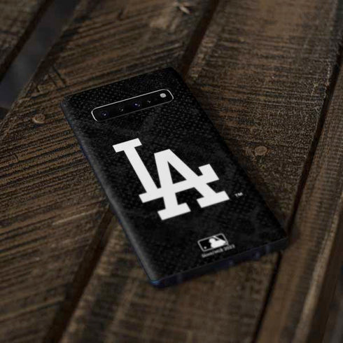 MLB Los Angeles Dodgers Dark Wash Galaxy S10 Plus Skin