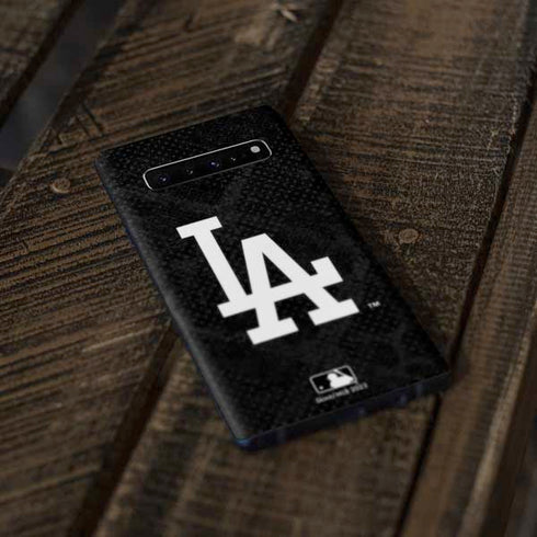 MLB Los Angeles Dodgers Dark Wash Galaxy S10 Skin